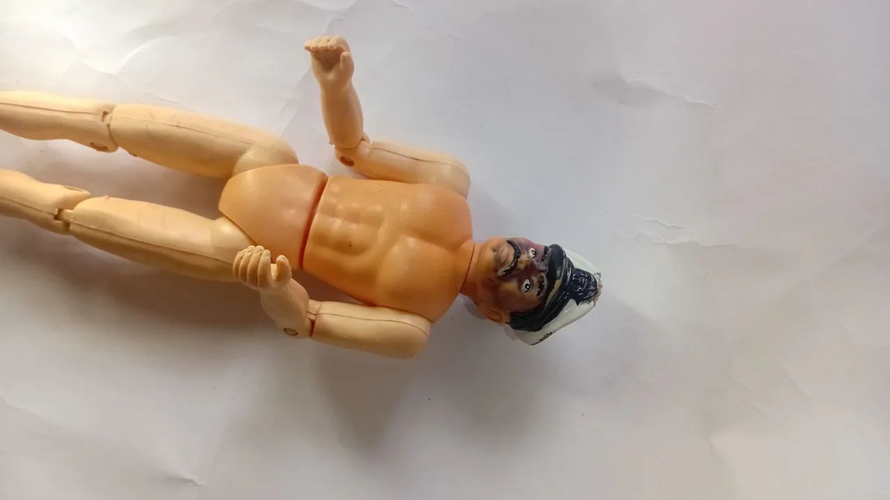 boneco antigo gi joe brinquedo articulado colecionável RARIDADE - Foto 2