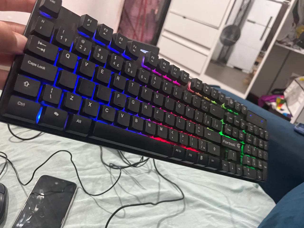 Teclado Gamer Fortrek RGB