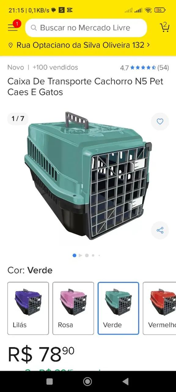 Caixa de cães e gatos 