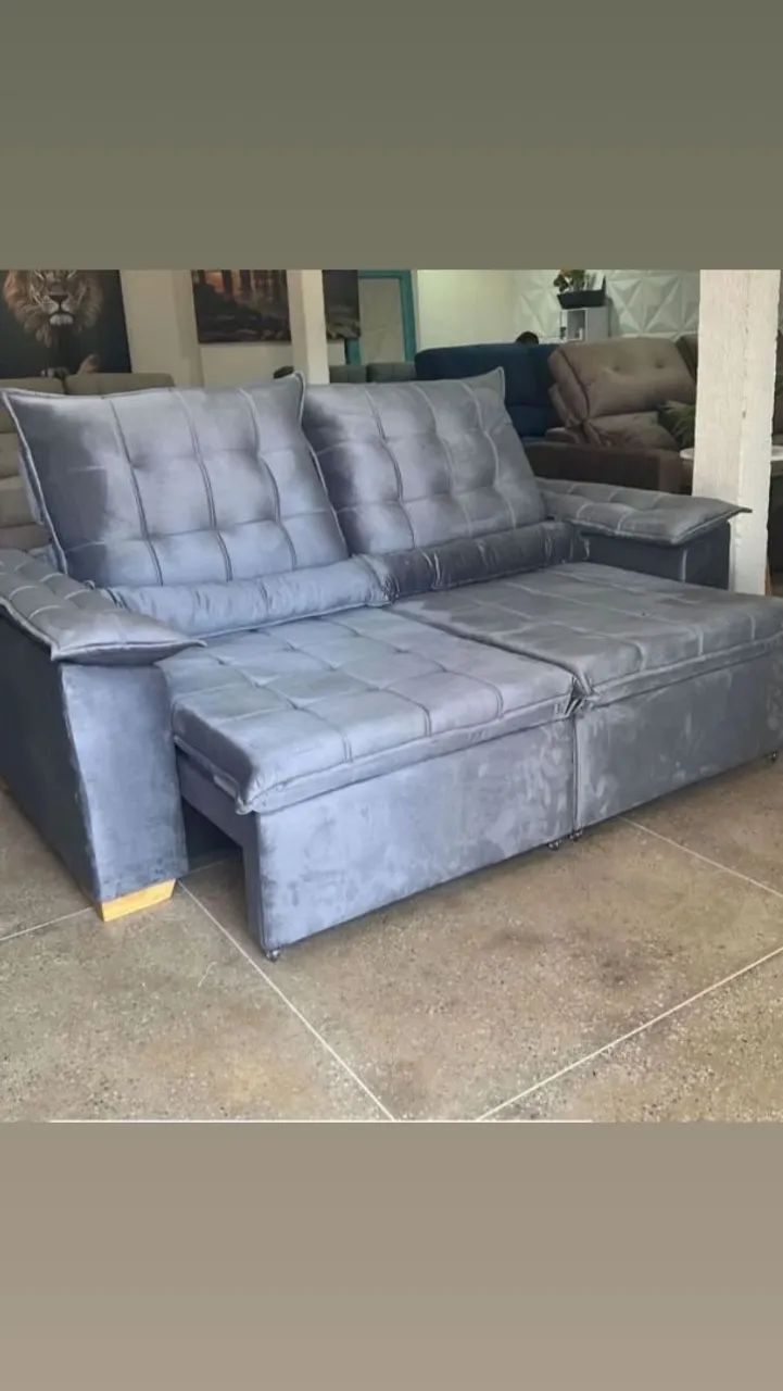 Vendo sofa cama retrátil retrô kits com poltronas diretamente da fábrica a pronta entrega 