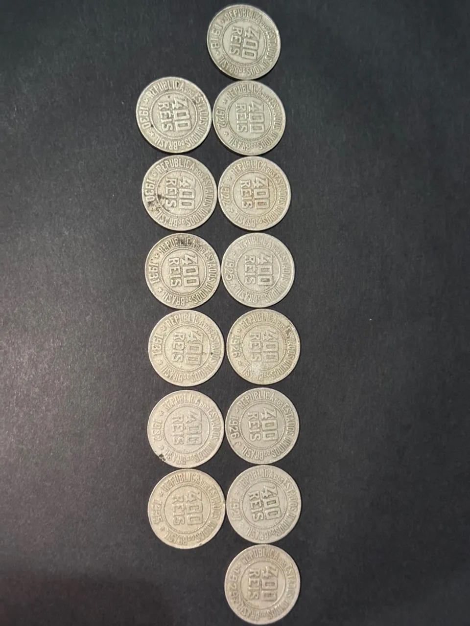 Moedas Antigas Brasileiras - Coleção 400 Réis