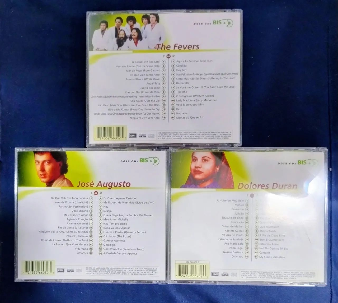 03 CDs duplo da coleção bis. The Fevers, José Augusto e Dolores Duran - Foto 2
