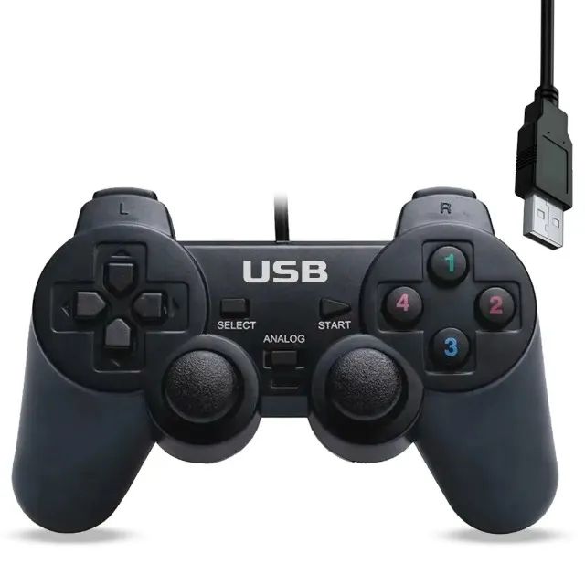 Controle USB modelo PS2 (PC/Notebook) - WZetta