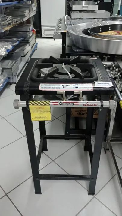 Fogão Indl 1 boca 30x30 Dupla em linha - Gastromaq - Sadi
