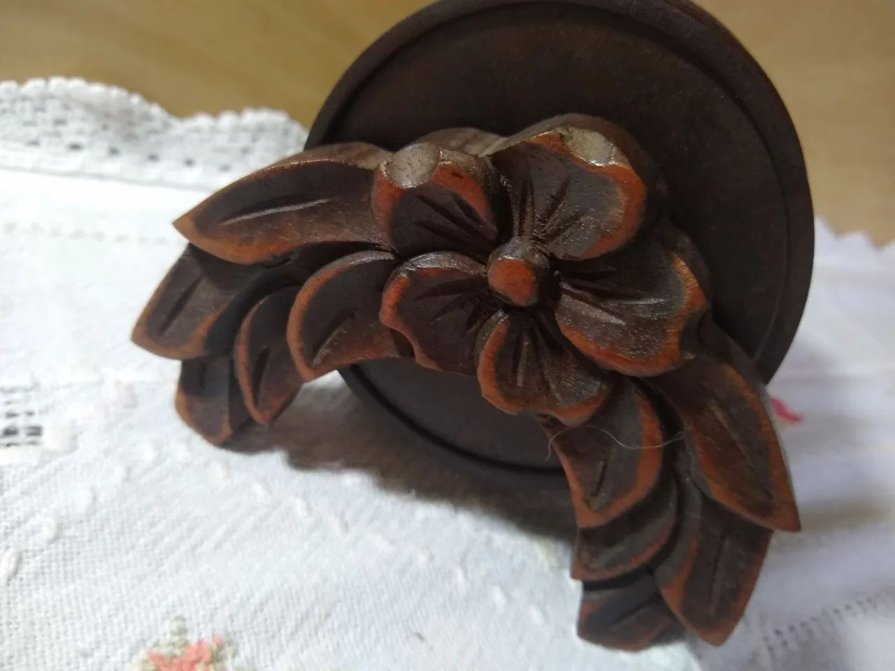 Jacarandá / porta copos clássico com suporte  - Foto 2