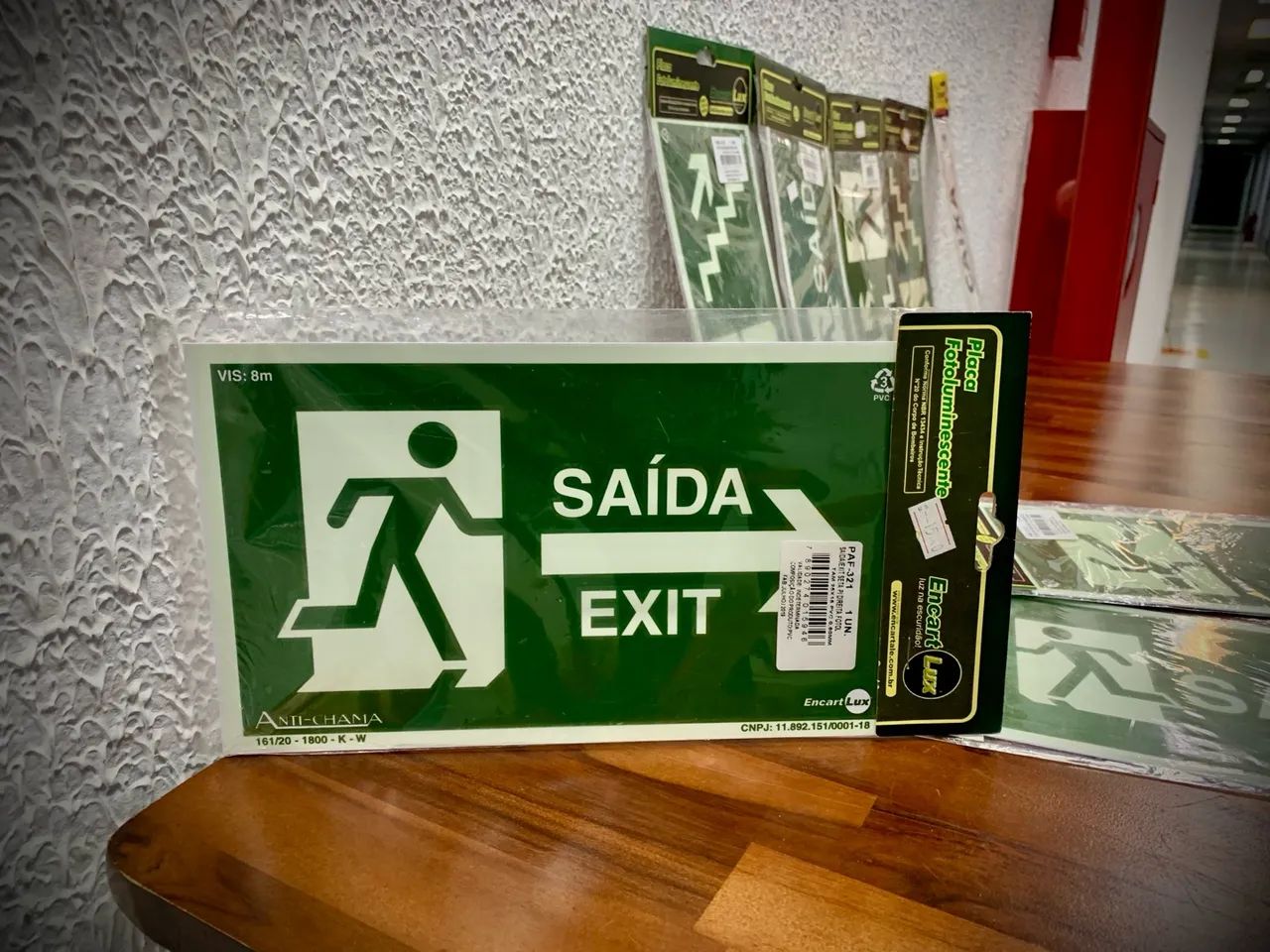 PLACAS DE SINALIZAÇÃO FOTOLUMINESCENTES - Foto 3