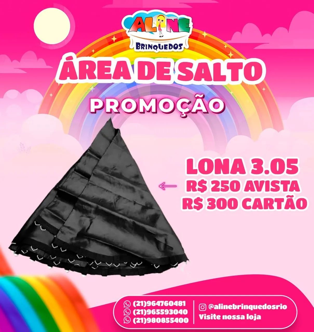 Lona  de Salto Lona 3.05 - Promoção!