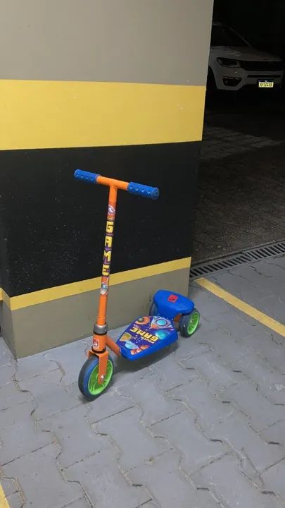 Patinete Infantil 3 Rodas Power Game Bandeirante - Usado em ótimas condições - Foto 4