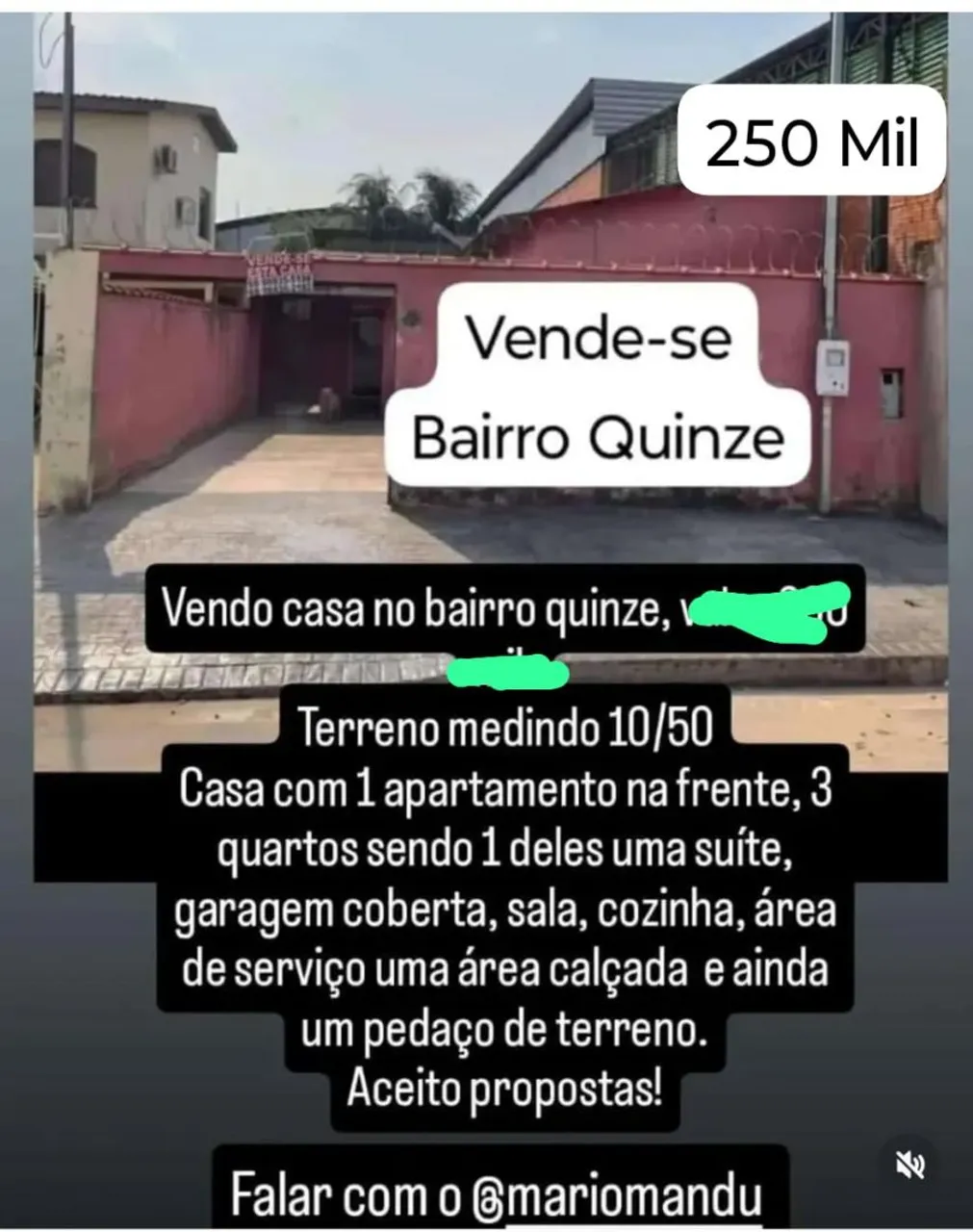 Vendo esse casa localizada no bairro quinze