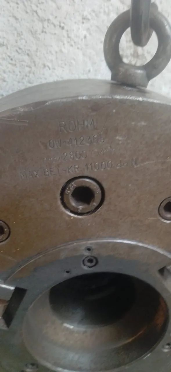 PLACA AUTOMÁTICA ROHM 500mm para Torno CNC - Alta Precisão e Força - Foto 3