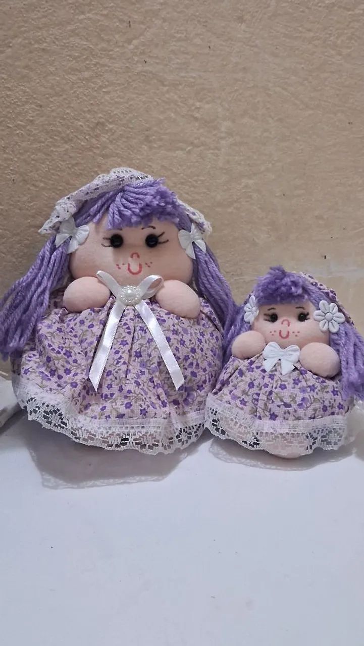 Boneca mãe e filha - lindas! - Foto 2
