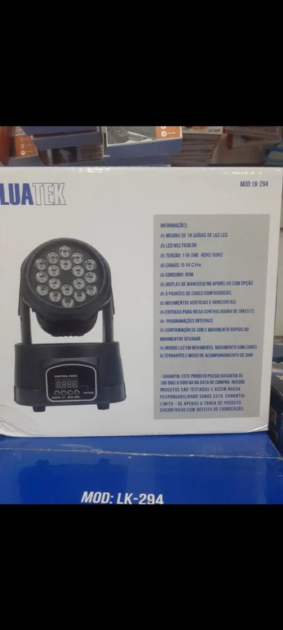 Moving Head LED Multicolor LK-294 - Foto 3