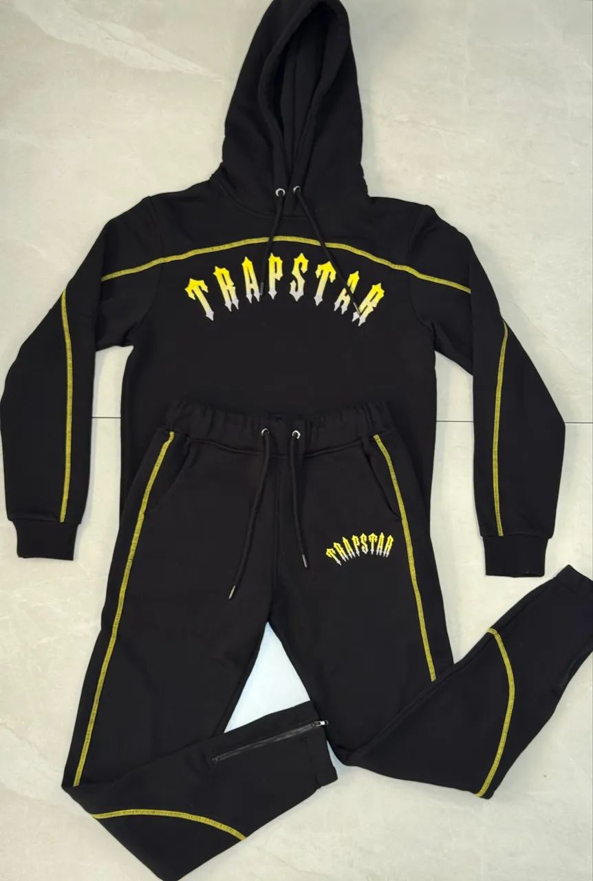 TRAPSTAR セットアップ YELLOW 正規品 Conjunto Trapstar(P) (FOTOS REAIS DO PRODUTO) - Roupas - Cará-cará