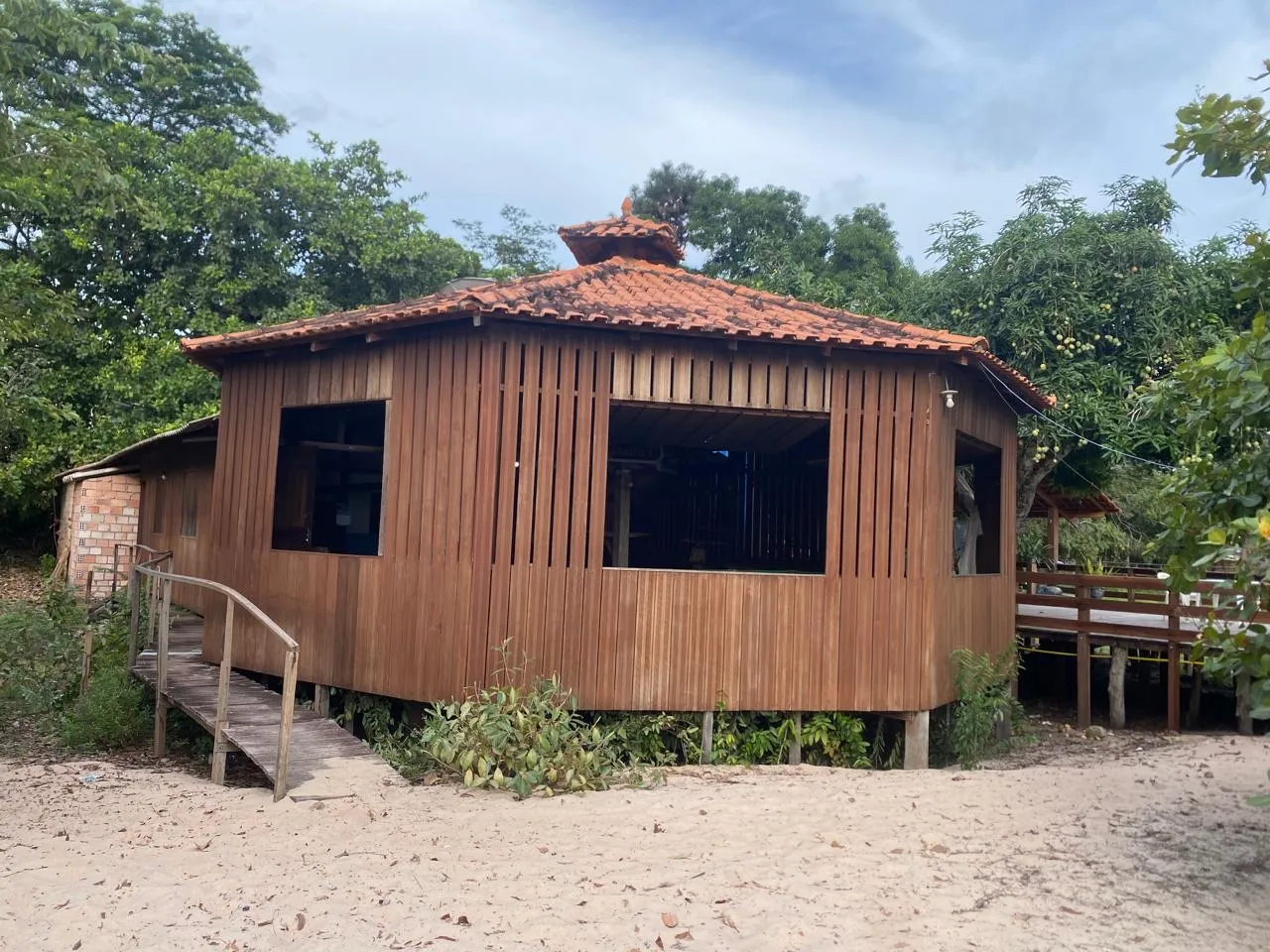Casa na praia de Pindobal
