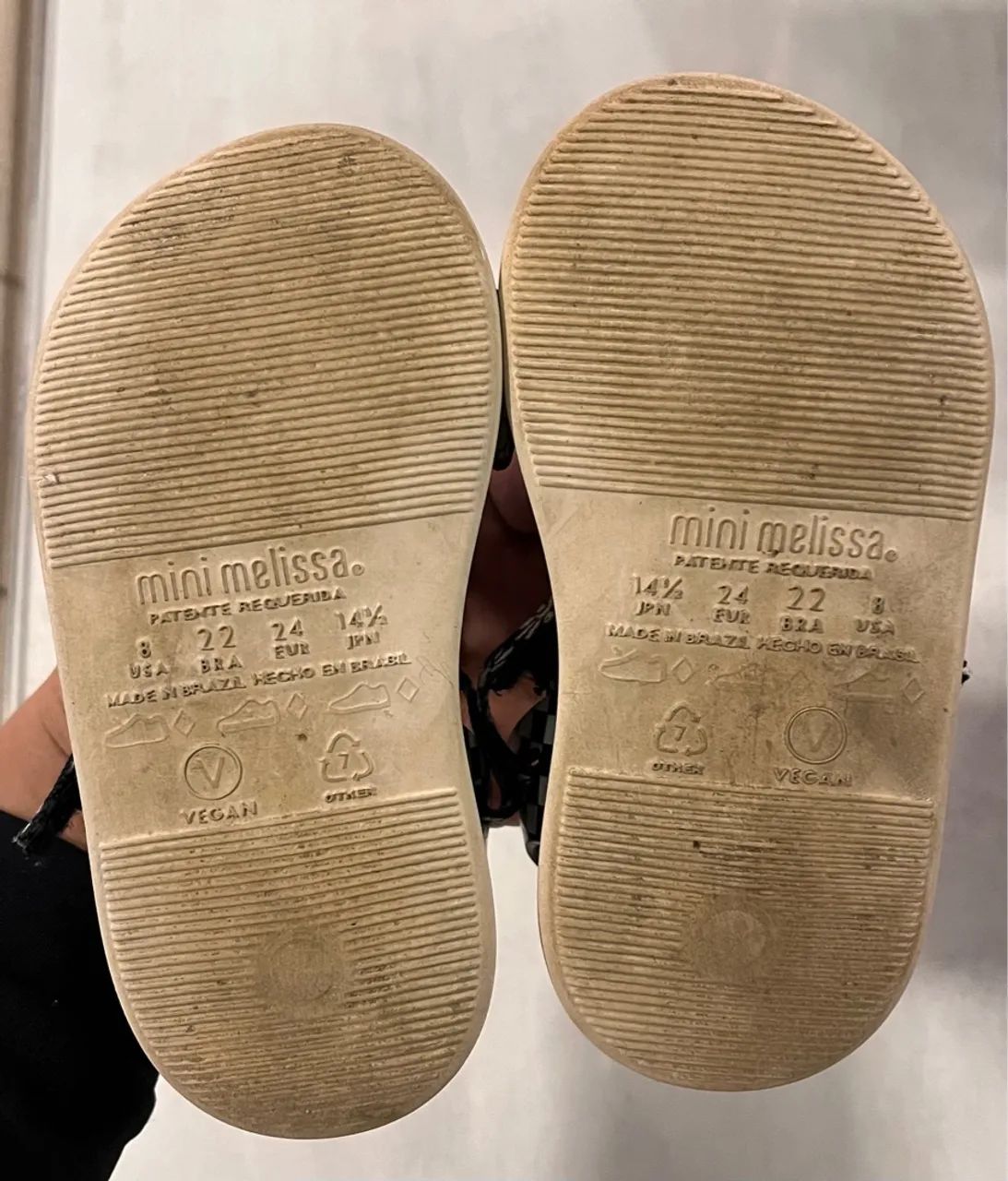 Sandálias Mini Melissa e Fábula 64167802154243123