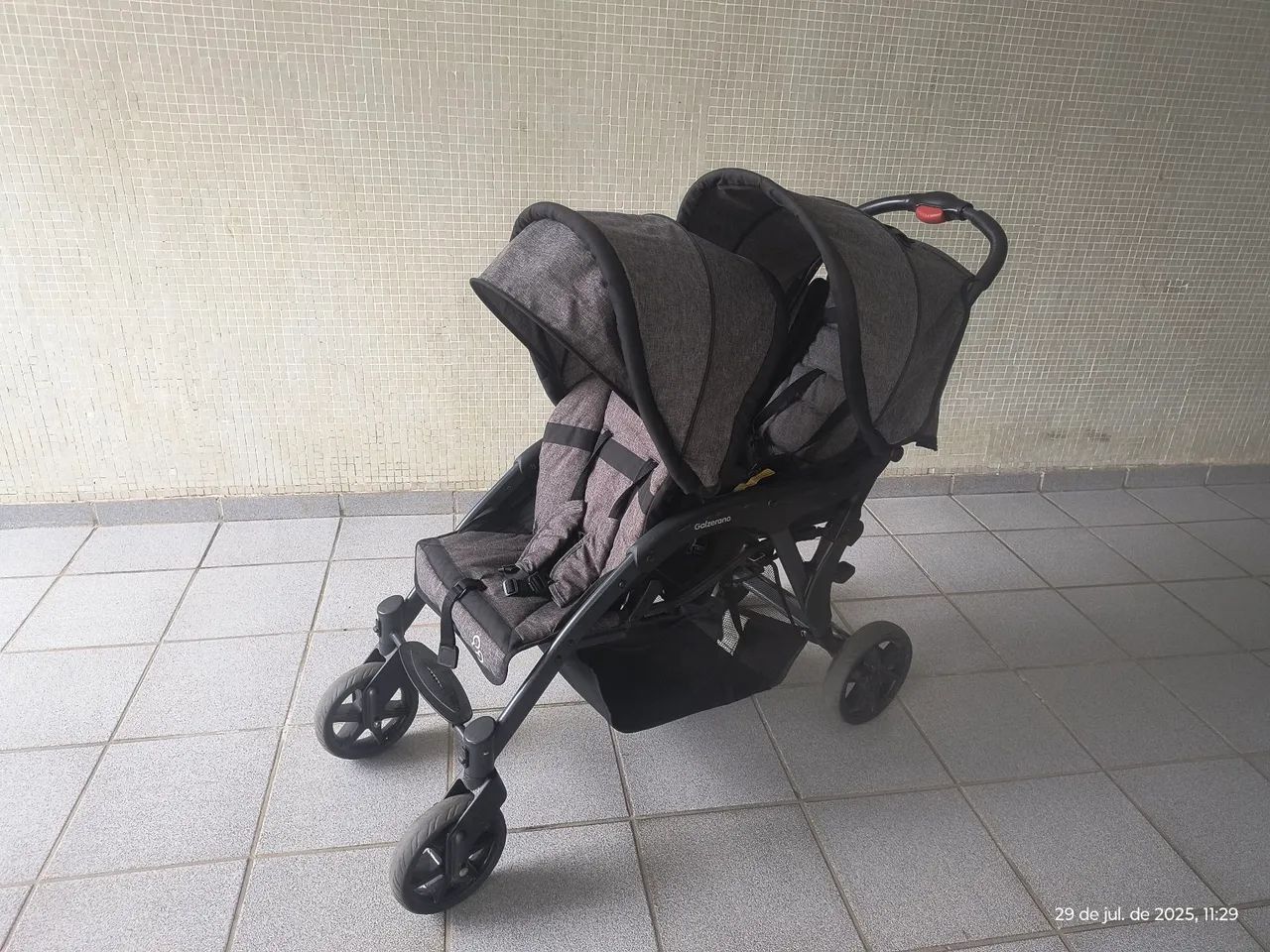 Carrinho de Bebê Galzerano Doppio  - Foto 2