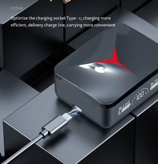 Fones TWS M90 Bluetooth 5.3. Power Bank de 2000 mAh - Foto 3