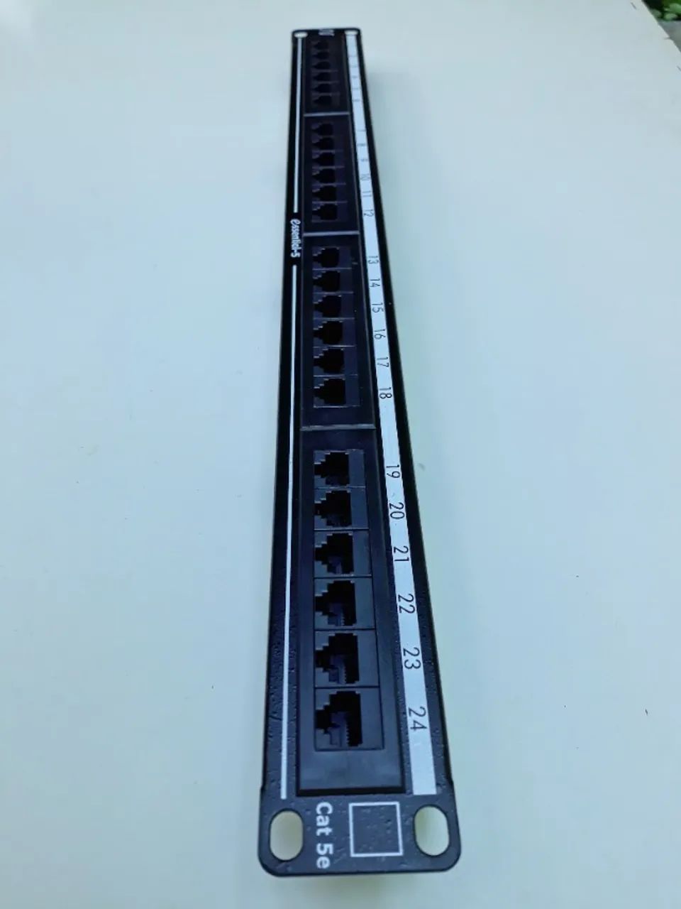 Patch Panel 24 Portas Cat5e Rj45 Utp Lan Rede