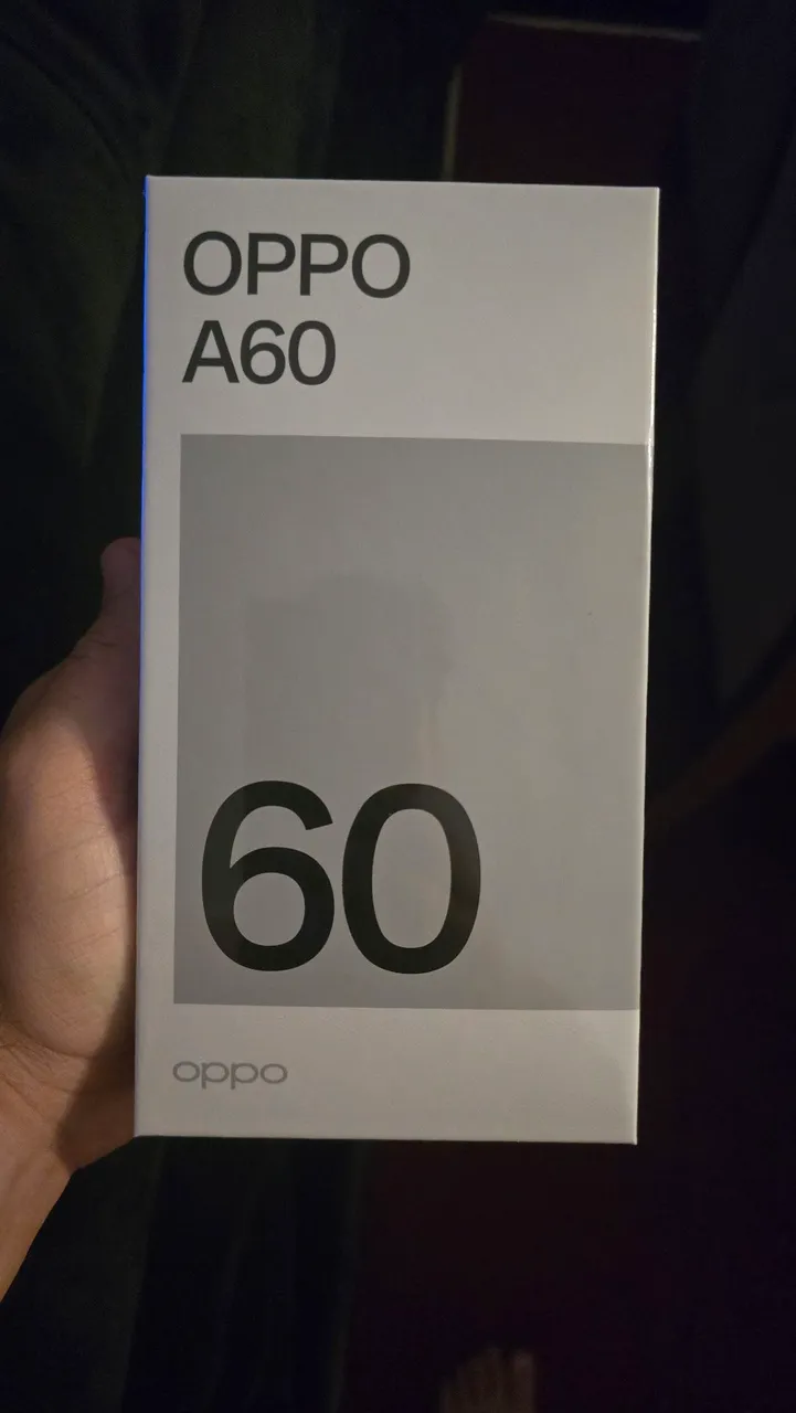 Smartphone OPPO A60 256GB, 8GB RAM, Tela 90Hz, Câmera 50MP - Novo Lacrado!