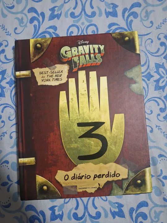 (COMBO) Livro 3: o diário perdido+ Boné Dipper Gravitty Falls - Foto 2