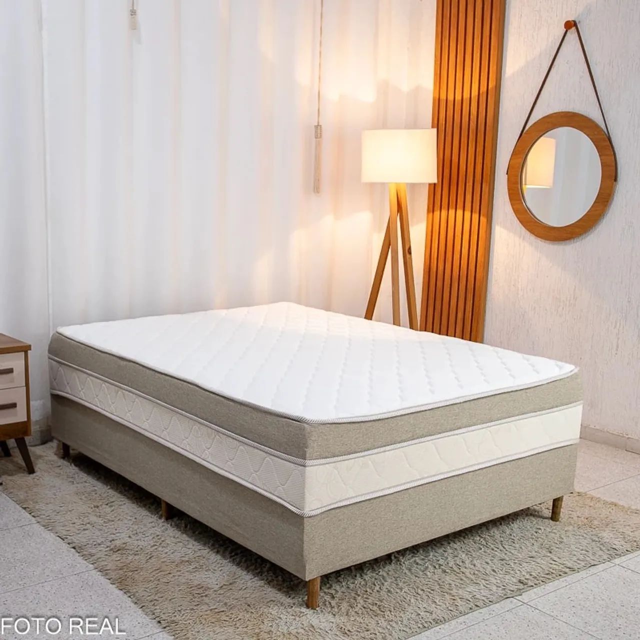 Cama Box Casal  ortopédica !! L99m