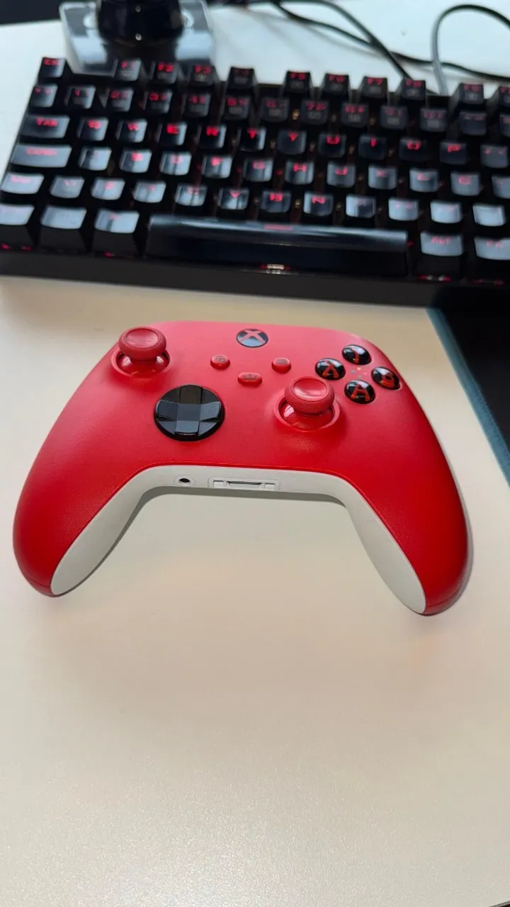 Controle Wireless Microsoft Xbox Series X|s Vermelho