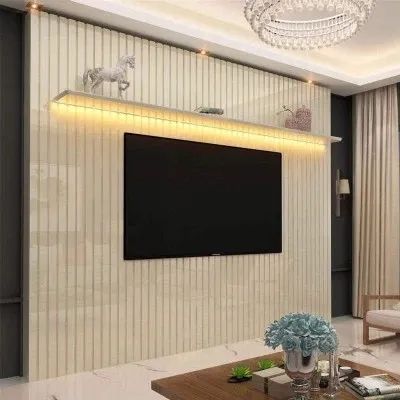 Painel  Ripado 100% MDF C/ Led !! L99m