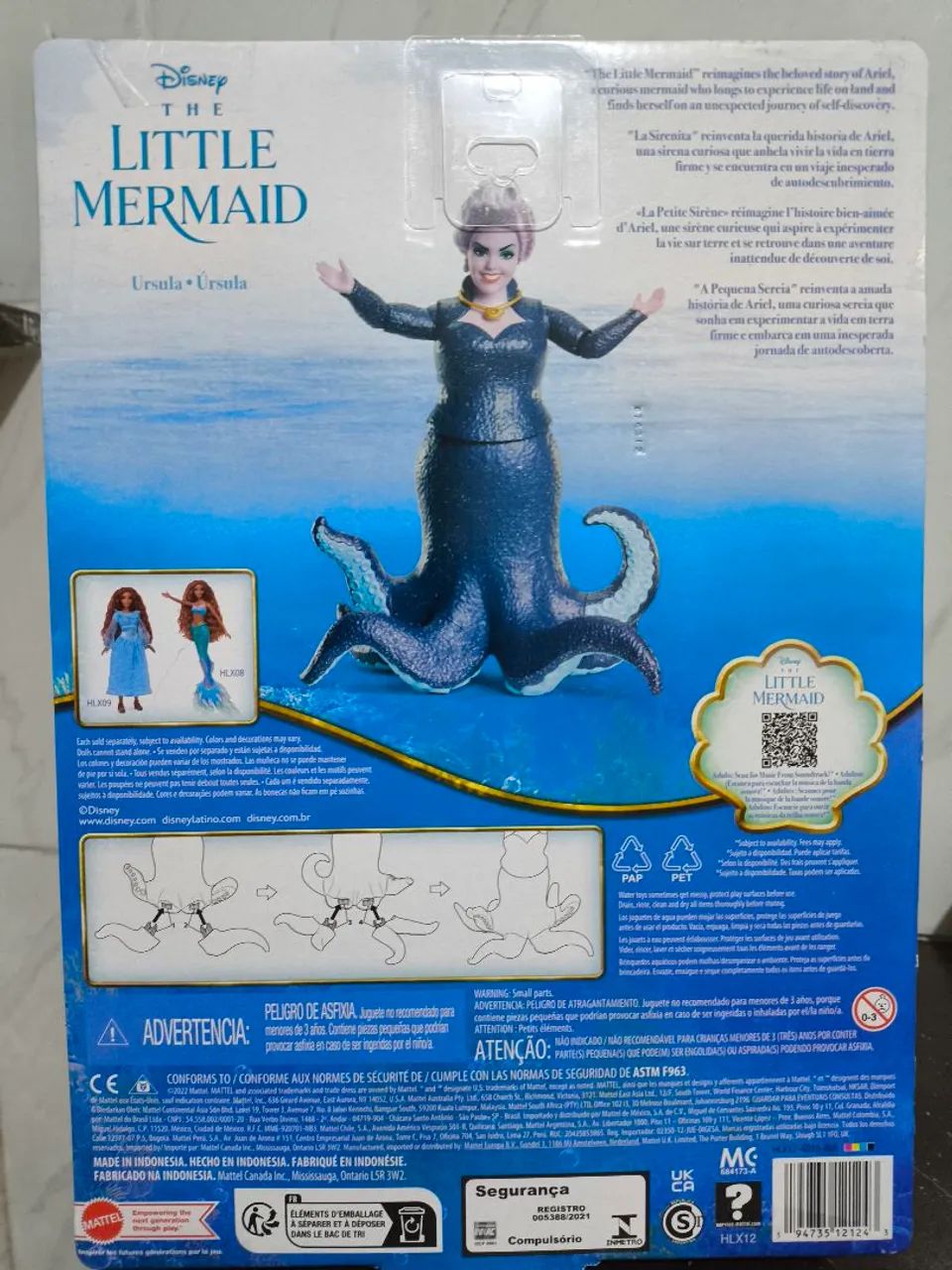 Boneca Ursula - A Pequena Sereia - Foto 2