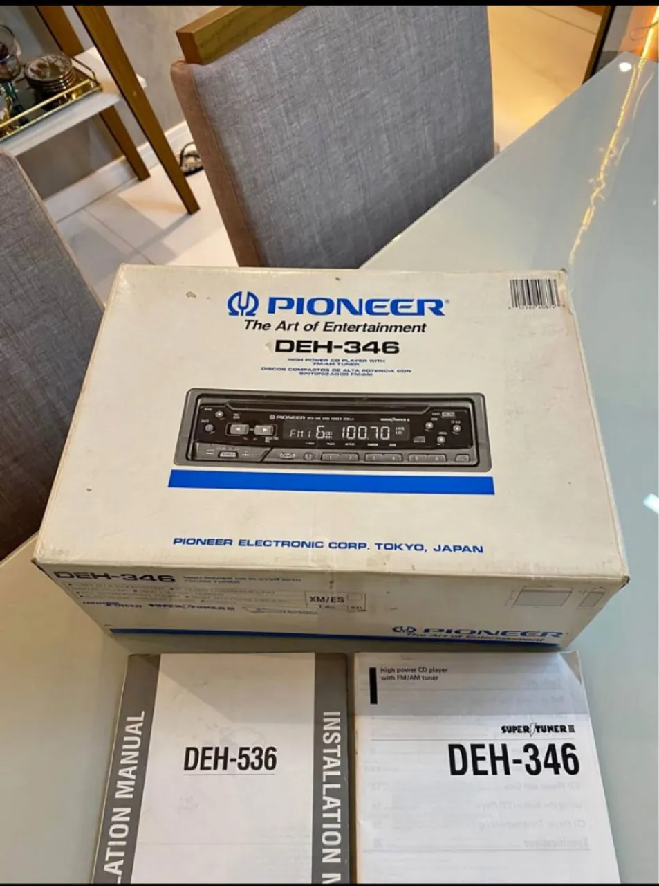 Som automotivo Pioneer DEH-346 ((LEIA A DESCRIÇÃO)))