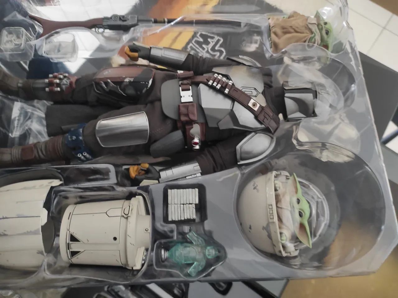 Hot Toys the Mandalorian And The Child Baby Yoda Grogu Mando star wars Darth Vader Luke - Foto 2