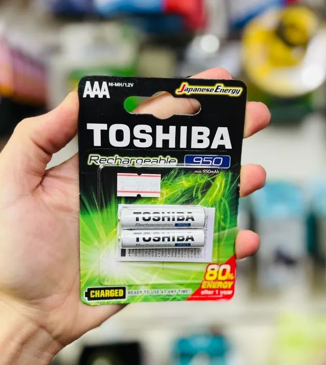 Pilha Palito Toshiba Recarregável