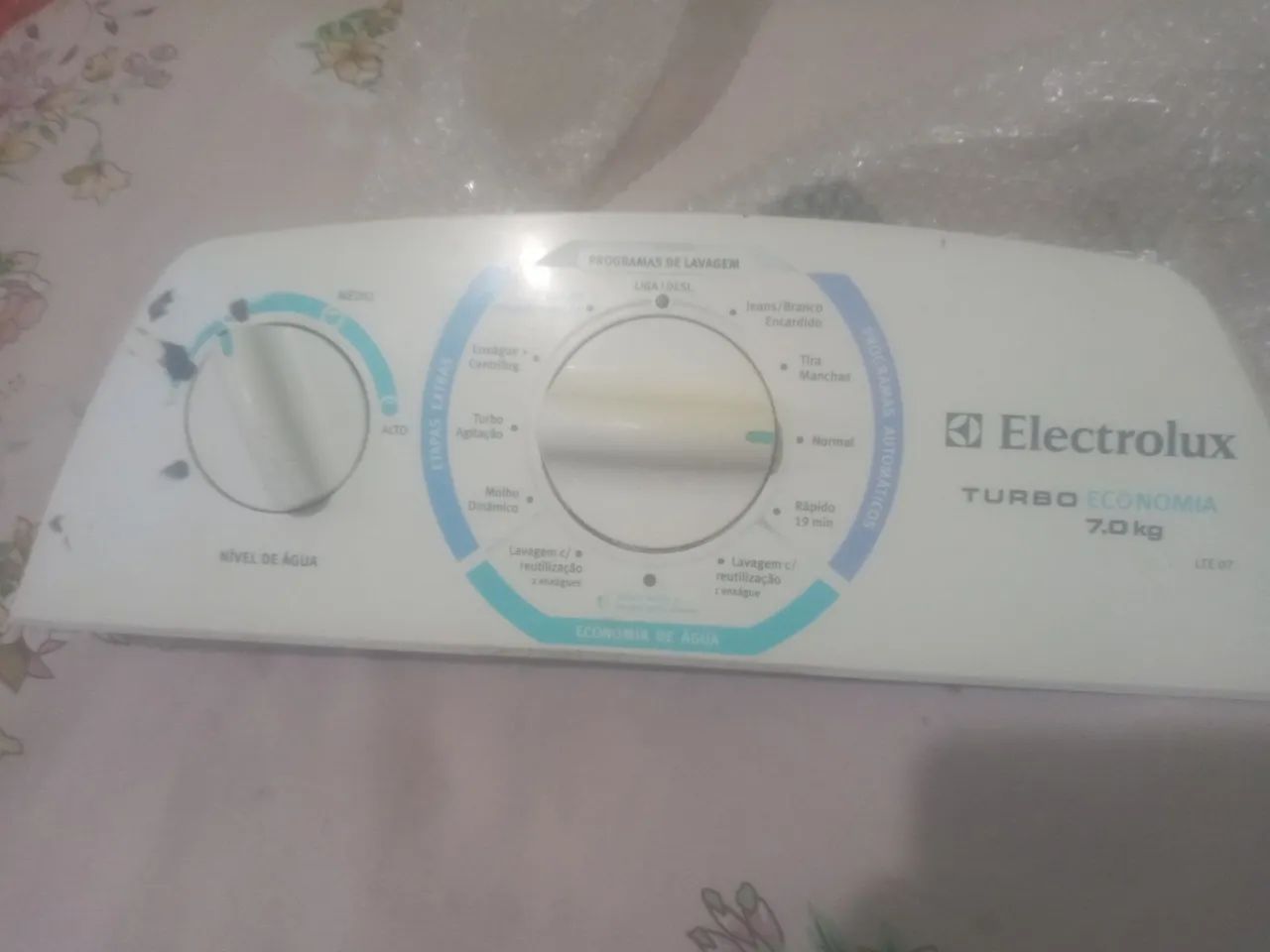 So hoje painel com placa da máquina Electrolux 6kg  60reais