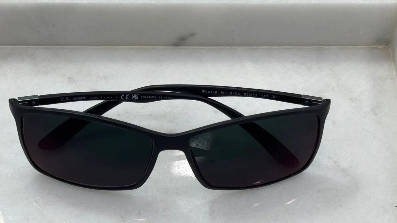 Armação Ray-Ban Liteforce preta original  - Foto 5