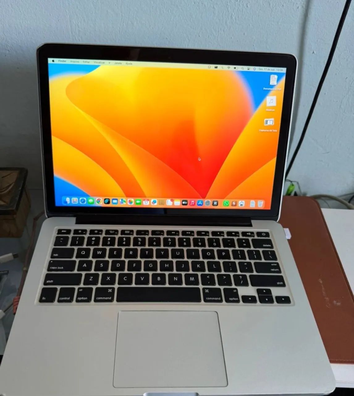 MacBook Pro retina 2015 a1502 8gb de ram 256gb intel core i5