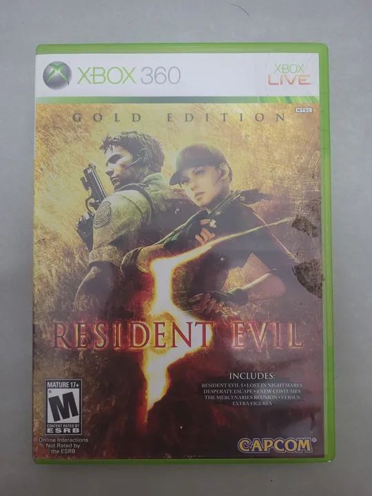 Resident Evil 5 Gold Edition - Xbox 360 SEMINOVO