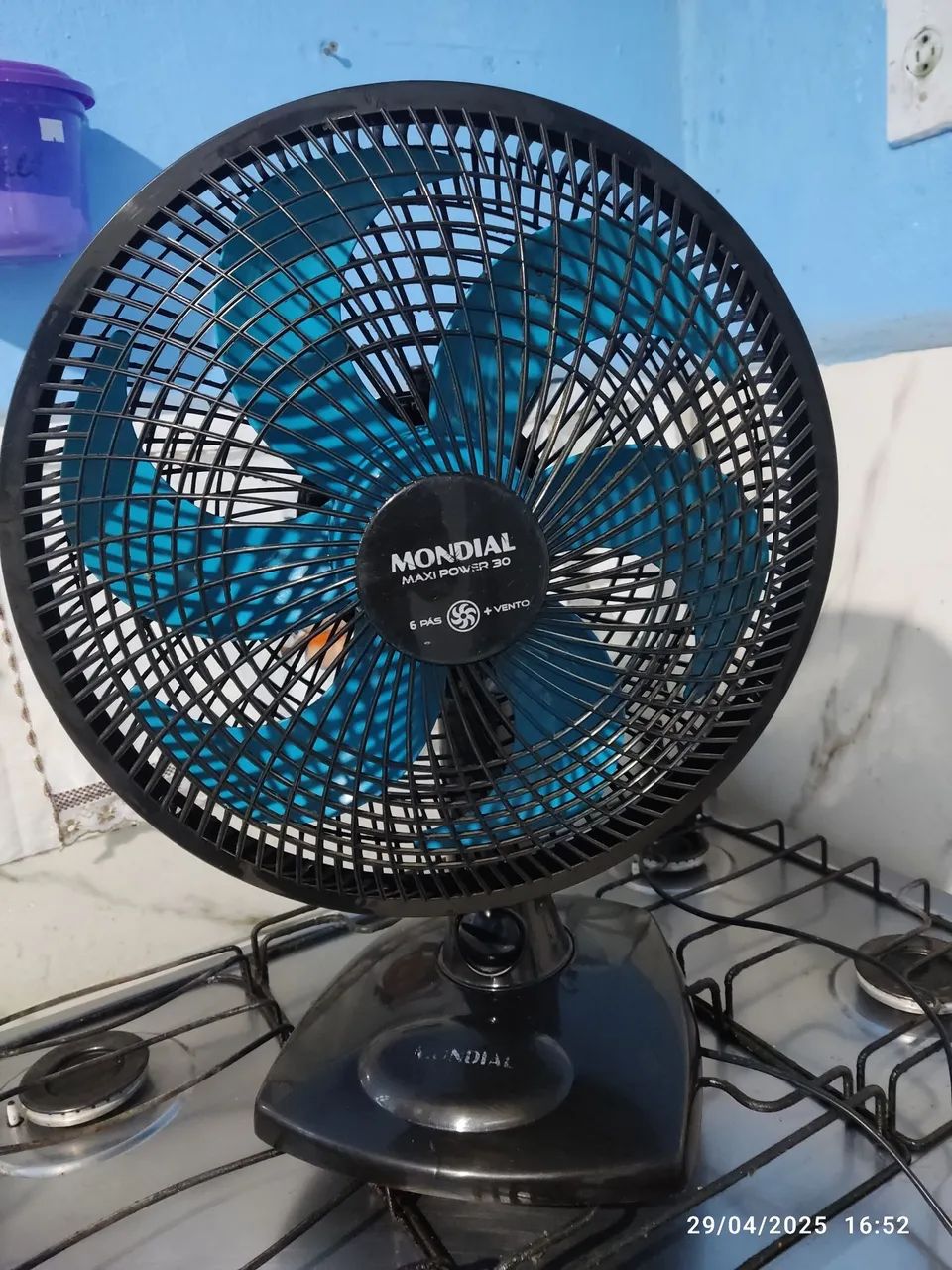 Ventilador 30 centímetros 110 volts Votorantim funcionando perfeitamente  - Foto 5