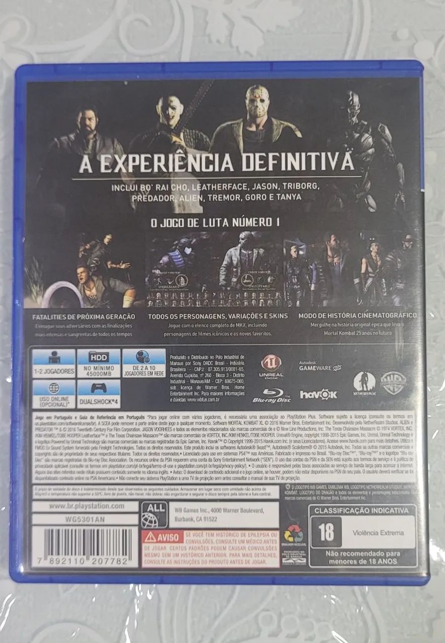 Mortal Kombat XL PS4 mídia física - Foto 2