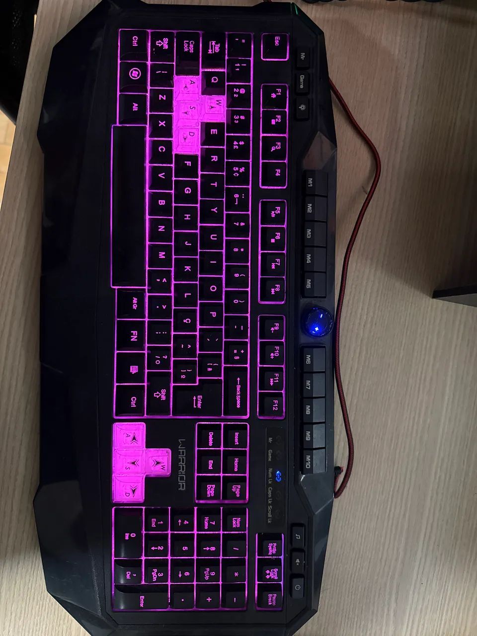 Teclado Gamer Warrior de Membrana - Foto 2