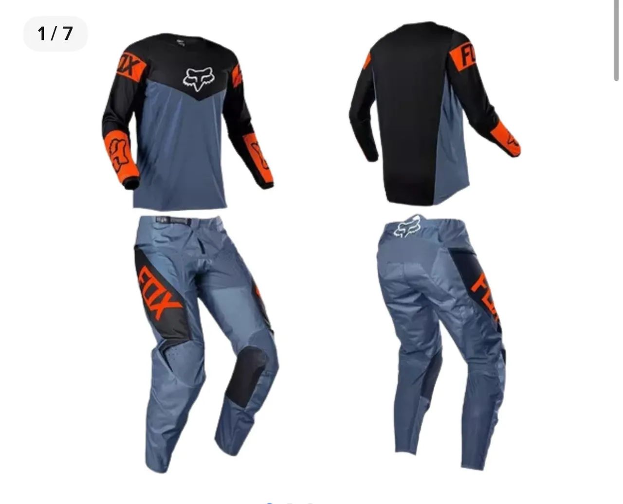 Conjunto calça e camisa Motocross trilha Fox