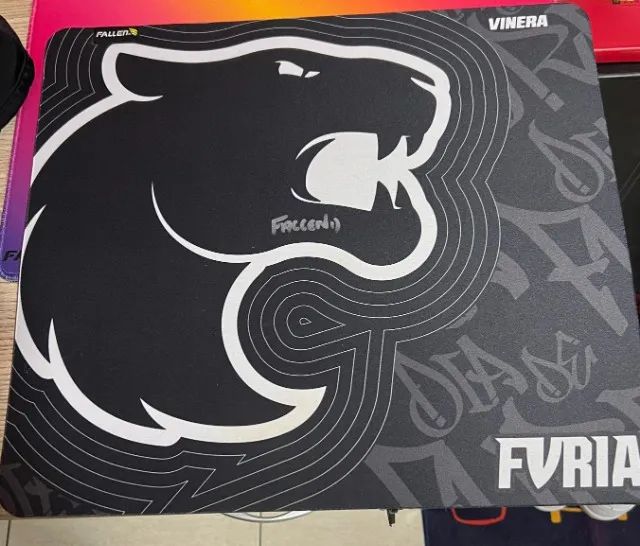 Mousepad ASSINADO pelo Fallen - Furia Edition Speed++ Grande 45X40 - Foto 2