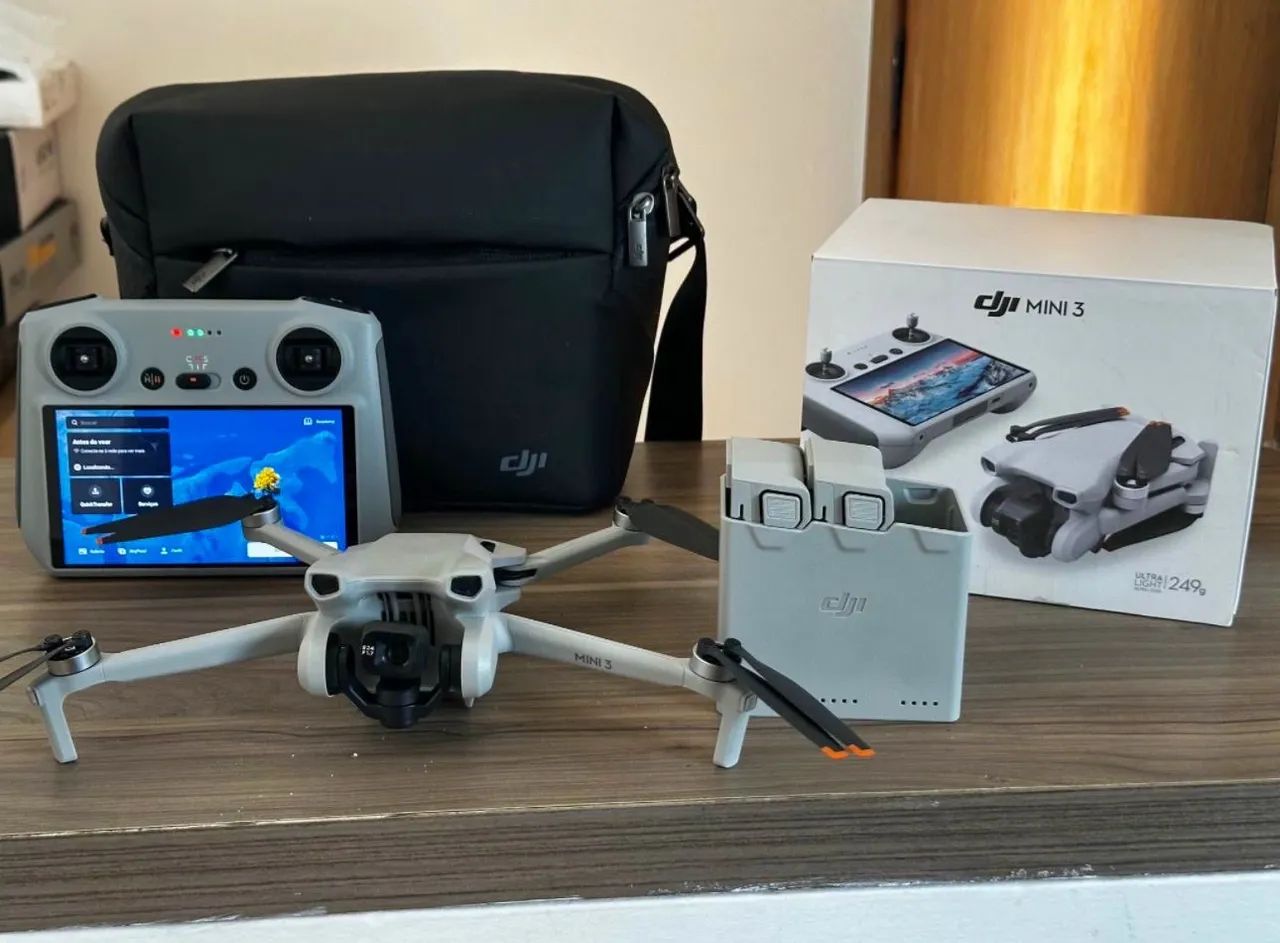 Drone DJI Mini 3 com tela no controle ? - Foto 2