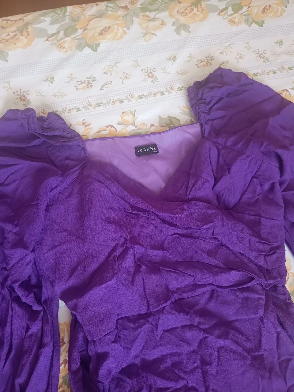 Vestido Lorane Midi Roxo  - Foto 5