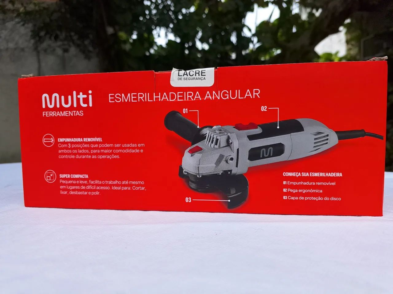 Esmerilhadeira angular Multi, 700w, 127v, 12.000rpm, 1 ano de garantia.  - Foto 2
