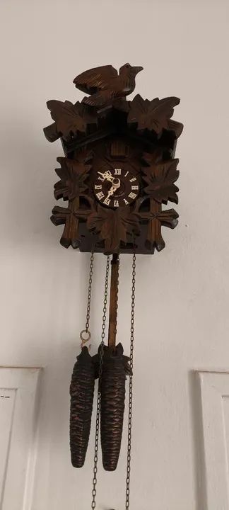 Relógio Cuco em madeira Alemão