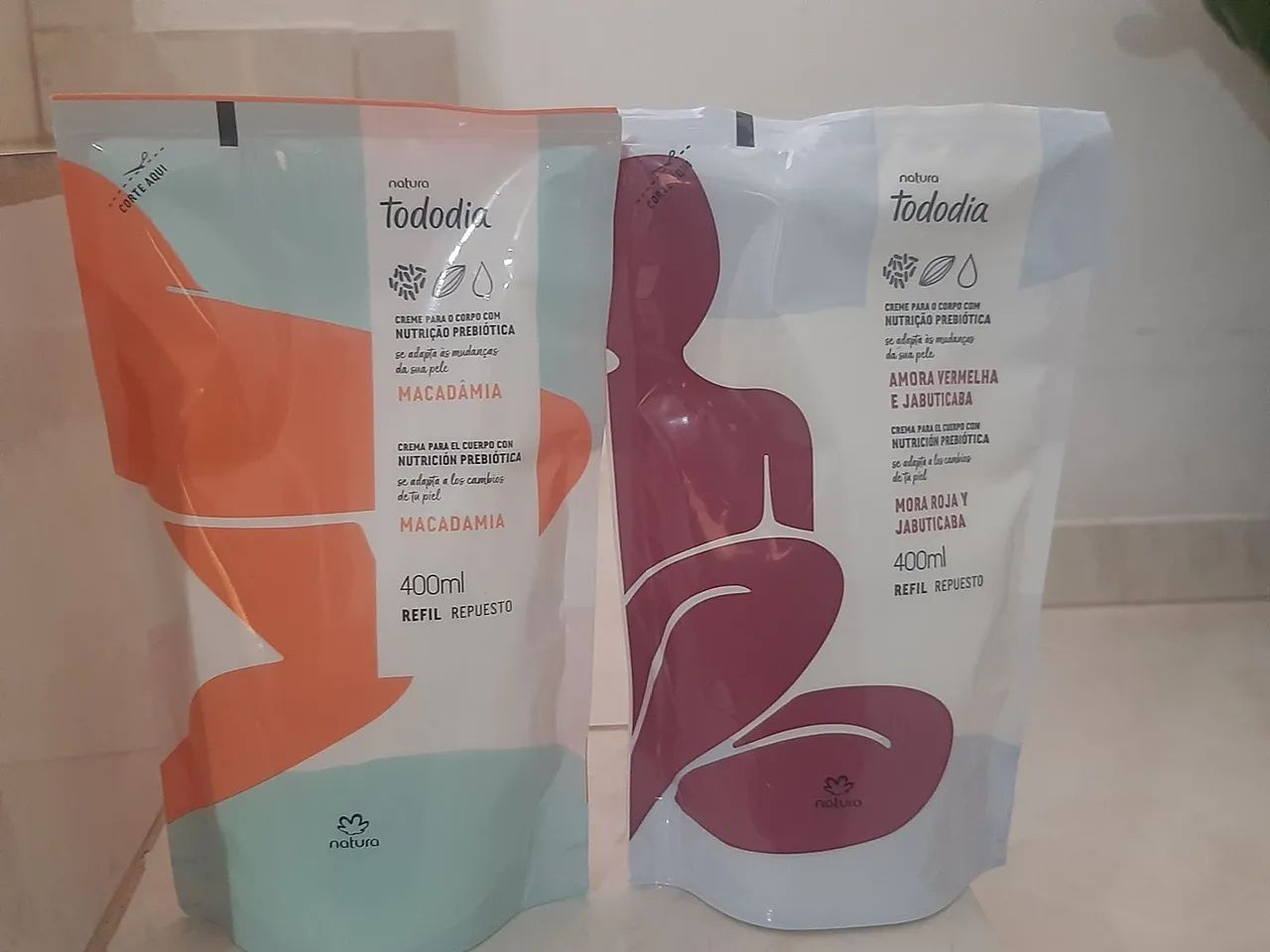 Refil Creme Corporal Natura Tododia