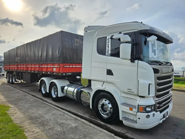 Scania R440 6x4 Bug Leve Ano 13 + Graneleira Noma 13.5 x 2mt Documentada Porta Container