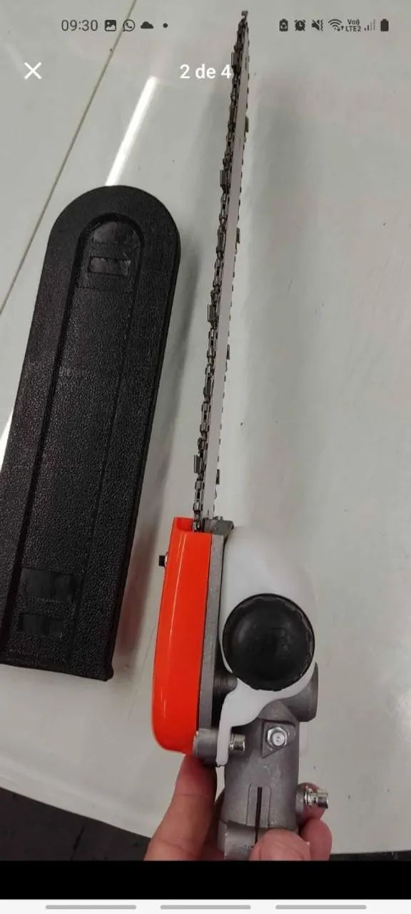 Roçadeira 63cc  a gasolina  com Moto poda e Lâminas - Foto 3