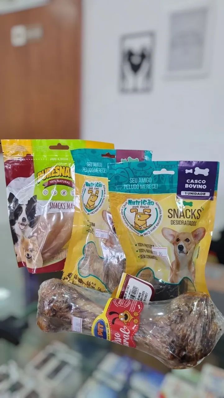 Snacks para Cães natural - Diversos Sabores