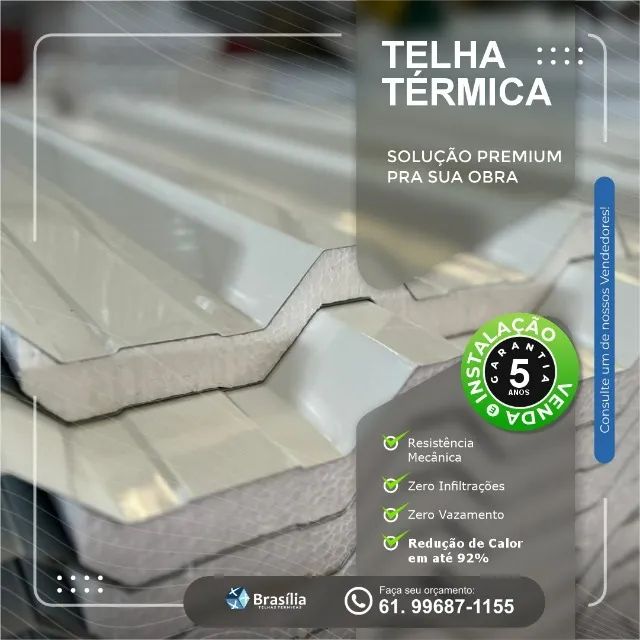 Telha Termica em Bsb Instalação e Venda