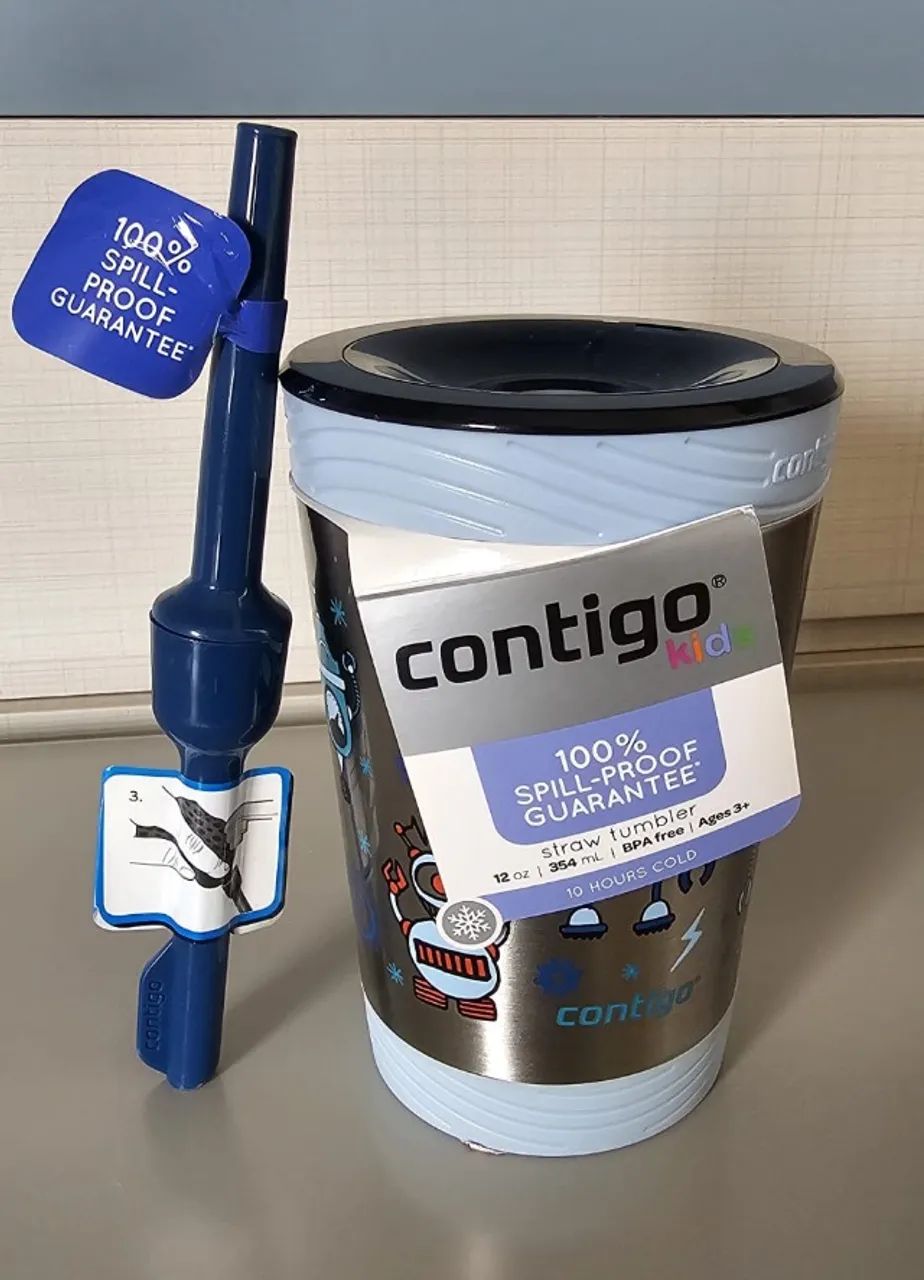 Copo térmico Robô 354ml - Contigo - Foto 4